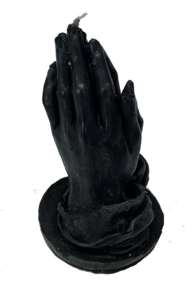 'BLACK PRAYING HANDS'